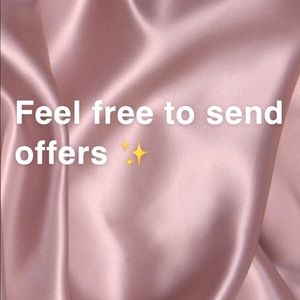 Anything is negotiable!